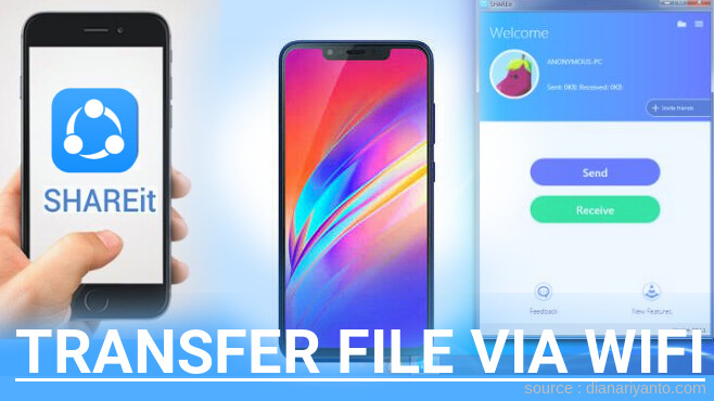 Transfer File via Wifi di Infinix HOT 6X Menggunakan ShareIt Terbaru