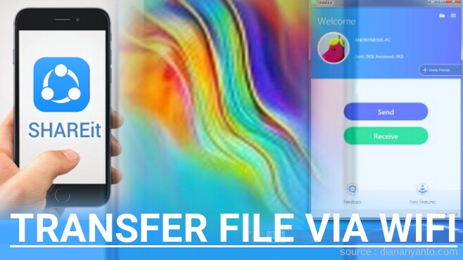 Kirim dan Transfer File via Wifi di Infinix Hot 9 Menggunakan ShareIt Versi Baru