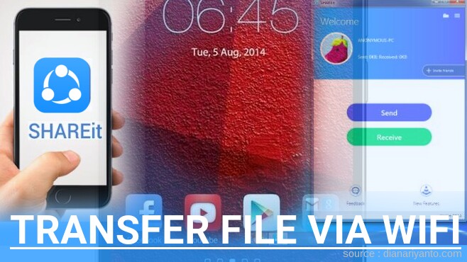 Tips Transfer File via Wifi di Infinix Hot Note X551 Menggunakan ShareIt Versi Baru