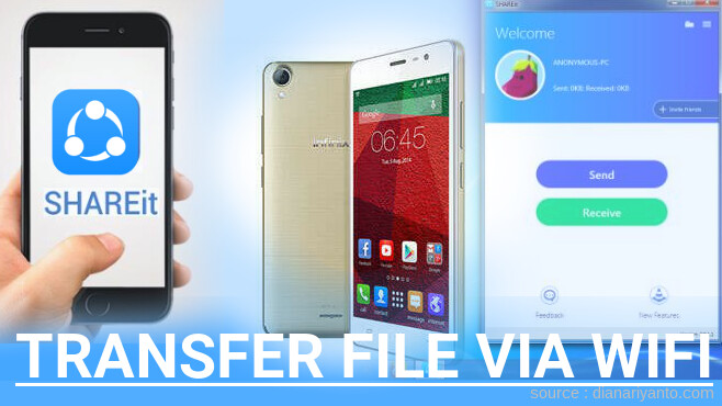 Cara Transfer File via Wifi di Infinix Hot Note Menggunakan ShareIt Terbaru
