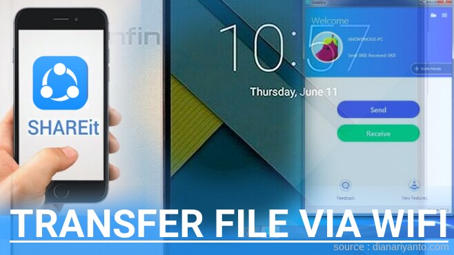 Mudahnya Transfer File via Wifi di Infinix Hot S Pro Menggunakan ShareIt Versi Baru