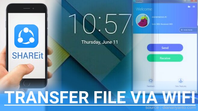 Cara Mudah Transfer File via Wifi di Infinix Hot S X521 Menggunakan ShareIt Versi Baru