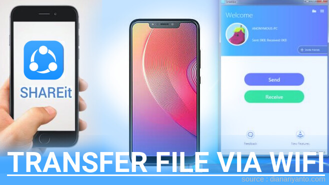 Kirim dan Transfer File via Wifi di Infinix Hot S3X Menggunakan ShareIt Terbaru