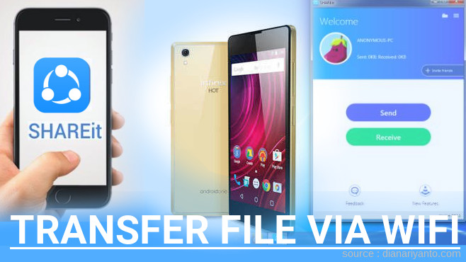 Tips Transfer File via Wifi di Infinix HOT2 Menggunakan ShareIt Terbaru