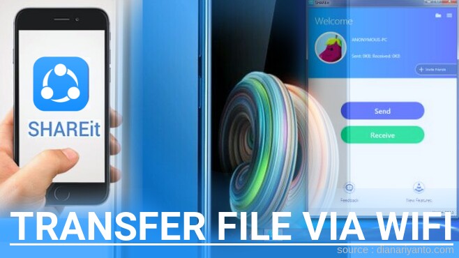Cara Mudah Transfer File via Wifi di Infinix Meilai M9S Menggunakan ShareIt Terbaru