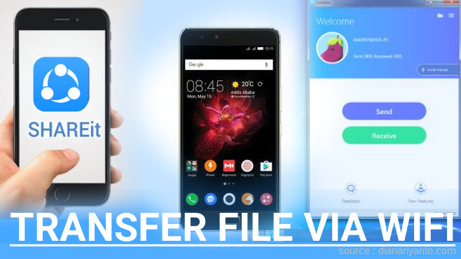 Cara Mudah Transfer File via Wifi di Infinix NOTE4 Pro Menggunakan ShareIt Versi Baru