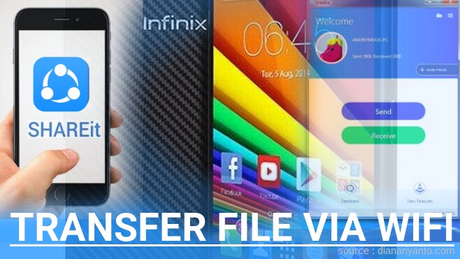 Tutorial Transfer File via Wifi di Infinix Zero 2 LTE X509 Menggunakan ShareIt Versi Baru