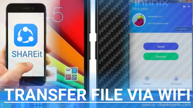 Tutorial Transfer File via Wifi di Infinix Zero 2 X509 Menggunakan ShareIt Versi Baru