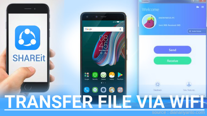 Tutorial Transfer File via Wifi di Infinix Zero 5 Pro Menggunakan ShareIt Terbaru