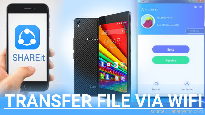 Transfer File via Wifi di Infinix ZERO2 Menggunakan ShareIt Terbaru