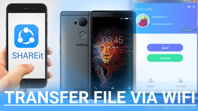 Mengenal Transfer File via Wifi di Infinix ZERO4+ Menggunakan ShareIt Terbaru