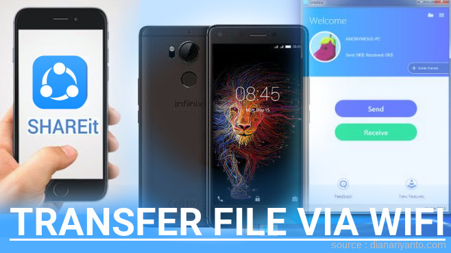 Mengenal Transfer File via Wifi di Infinix ZERO4 Menggunakan ShareIt Versi Baru